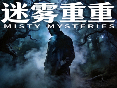 悬疑剧'迷雾重重'海报 - 迷雾中的神秘人物